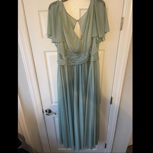 Mint green bridesmaid dress, worn once